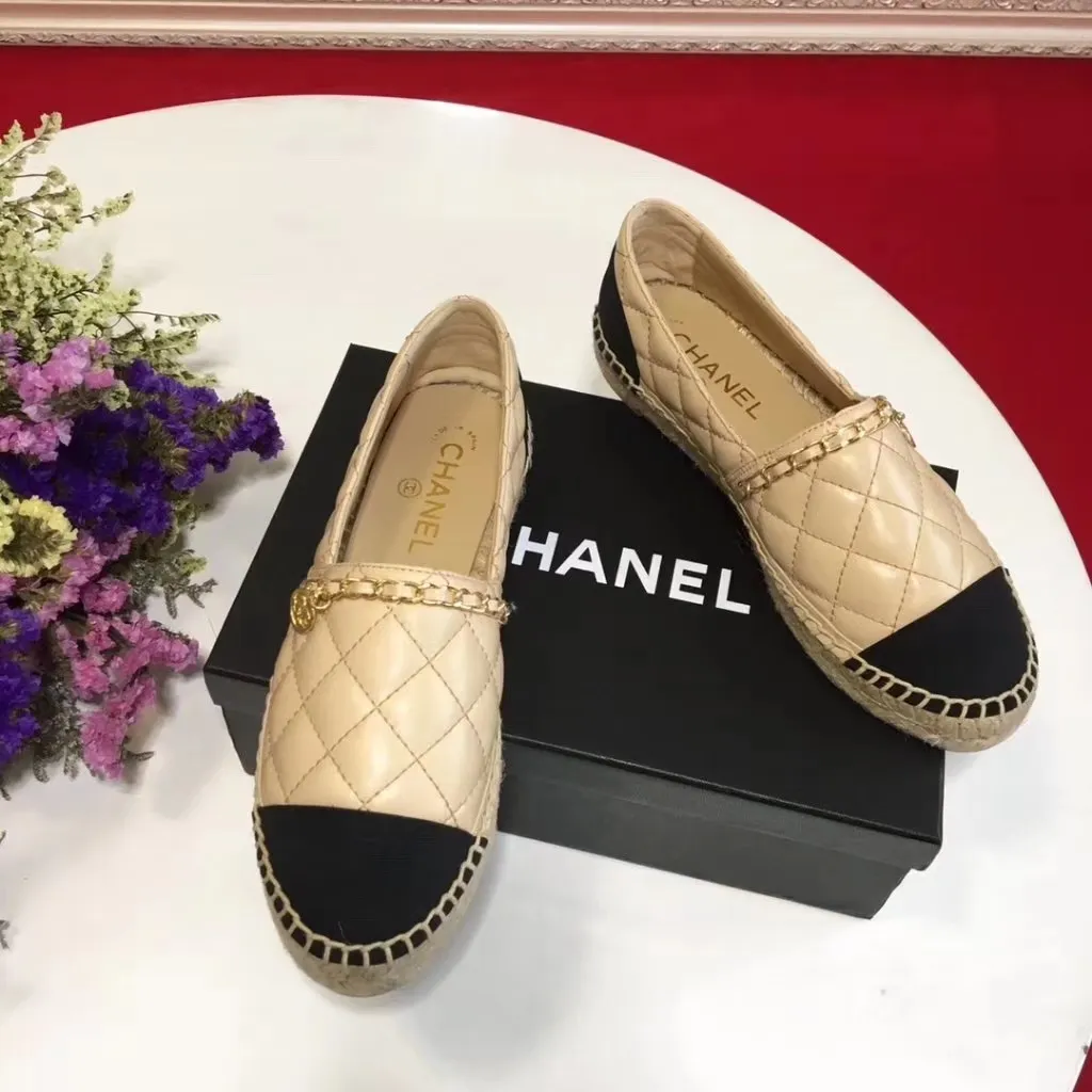 👟👟Ex-factory price 480👟👟 Size: 35-40🌹 🌈🌈[CHANEL Chanel] full range of fisherman shoes... The top version is welcome to compare with all the experts👟👟👟👟 (cloth, leather, lace, sequined) Wool mixed surface)💋💋The lining is made of original sheepskin (the hemp rope bottom and the rubber bottom are integrated) The 100-needle hemp rope is very thorough👍👍...High-quality customization🆚Purchasing agent source‼ ️ The popularity of fishermen’s shoes, I believe everyone who knows the goods knows that people on Earth/Mars are showing off their silk threads one after another💝💝 34-40 (41 and 42 can be customized and non-returnable) standard size 🎁Supporting packaging